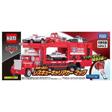 《 TAKARA TOMY》TOMICA CARS閃電麥坤 麥大叔消防運輸貨車 東喬精品百貨