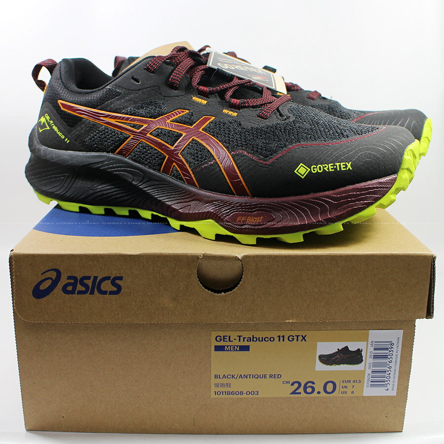 ASICS 亞瑟士GEL-TRABUCO 11 GTX 男鞋防水越野鞋慢跑鞋1011B608-300