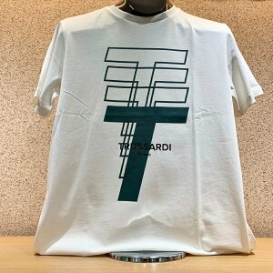 (Little bee小蜜蜂精品)Trussardi 螺絲狗白底短T-Shirt(零碼庫存)(M/XL/2XL)