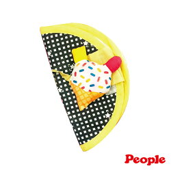 【淘氣寶寶*people 系列滿499,加贈多功能可愛造型固定夾】People新口水防污安撫套-冰淇淋
