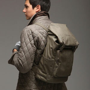 LINAGI里奈子精品【E0-30】韓國代購 時尚有型前大方拉鍊袋側邊袋拉鍊袋雙皮帶釦方型後背包