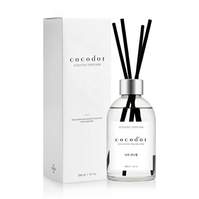 COCODOR WHITE LABEL系列擴香瓶200ml-純淨皂香(三角盒與方盒包裝隨機出貨)