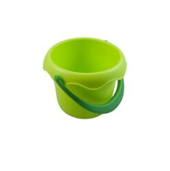 【淘氣寶寶】日本 Toyroyal 樂雅 Flex系列 沙灘戲水玩具 -mini 水桶2164 (蘋果綠)