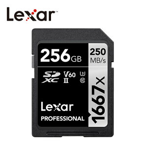 Lexar® 256GB Professional 1667x SDXC™ UHS-II 記憶卡 【APP下單點數 加倍】
