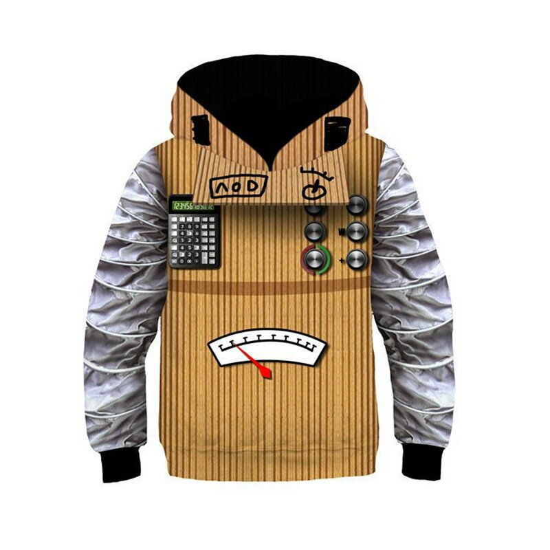 遊戲周邊ROBLOX 系列3D印花兒童春秋款休閑連帽衛衣衫上衣服裝COS