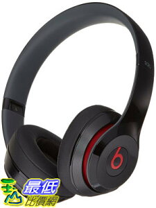[106美國直購] Beats 耳機 Solo 2 Wired On-Ear Headphone - Black (Certified Refurbished)