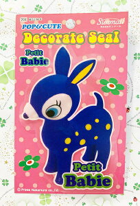 【震撼精品百貨】Petit Babie_斑比鹿~Deery Lou小鹿貼紙-藍*23484