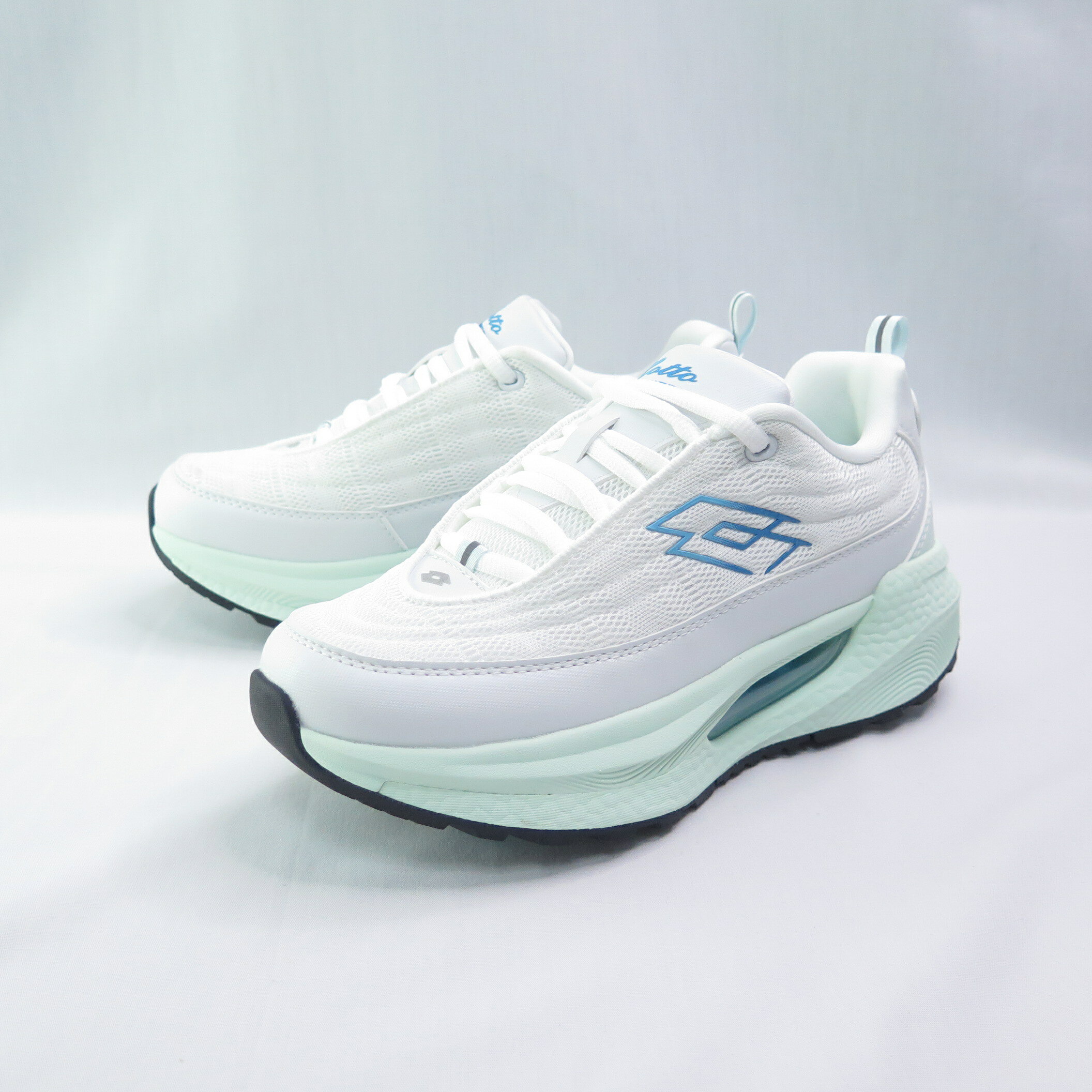 LOTTO LT5AWX9825 Slim walk 3 美體健走鞋 女款 走出健康好體態 厚底 氣墊 白/蘋果綠