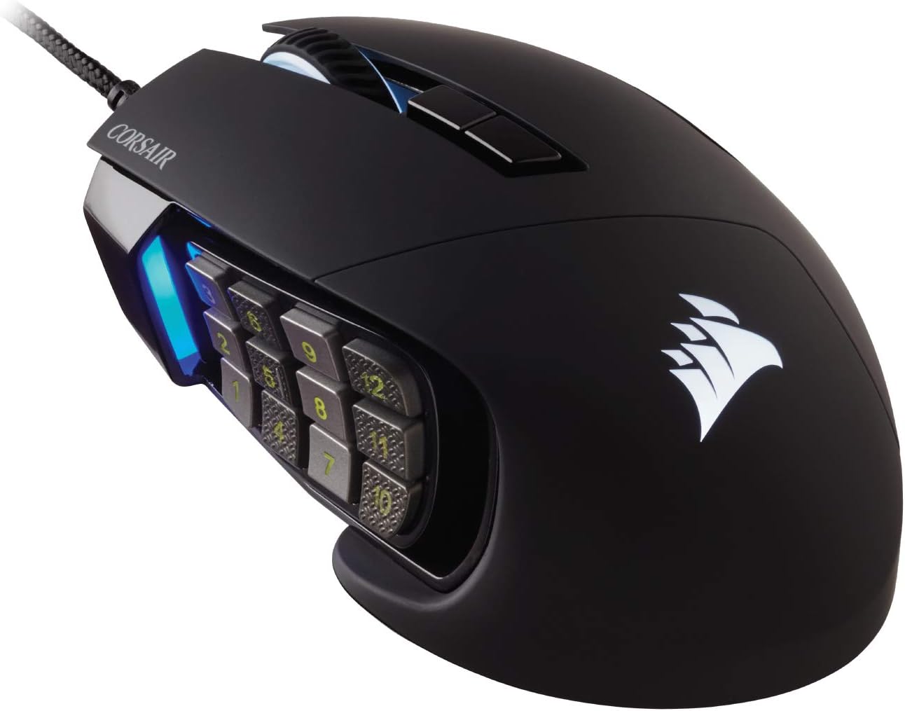 Corsair SCIMITAR RGB ELITE 遊戲滑鼠 - 18000 DPI - 17可編程側按鈕 Gaming Mouse For MOBA MMO