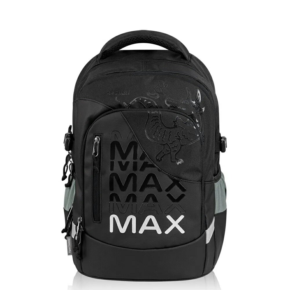 Tiger Family MAX2.0系列 超輕量護脊書包 Pro 2S-黑龍神獸 (可折疊版) H6051 (TMM2-028A)
