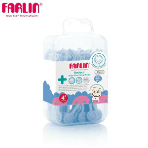 【FARLIN】兒童安全牙線棒(4M+)_藍(乳牙清潔保健)
