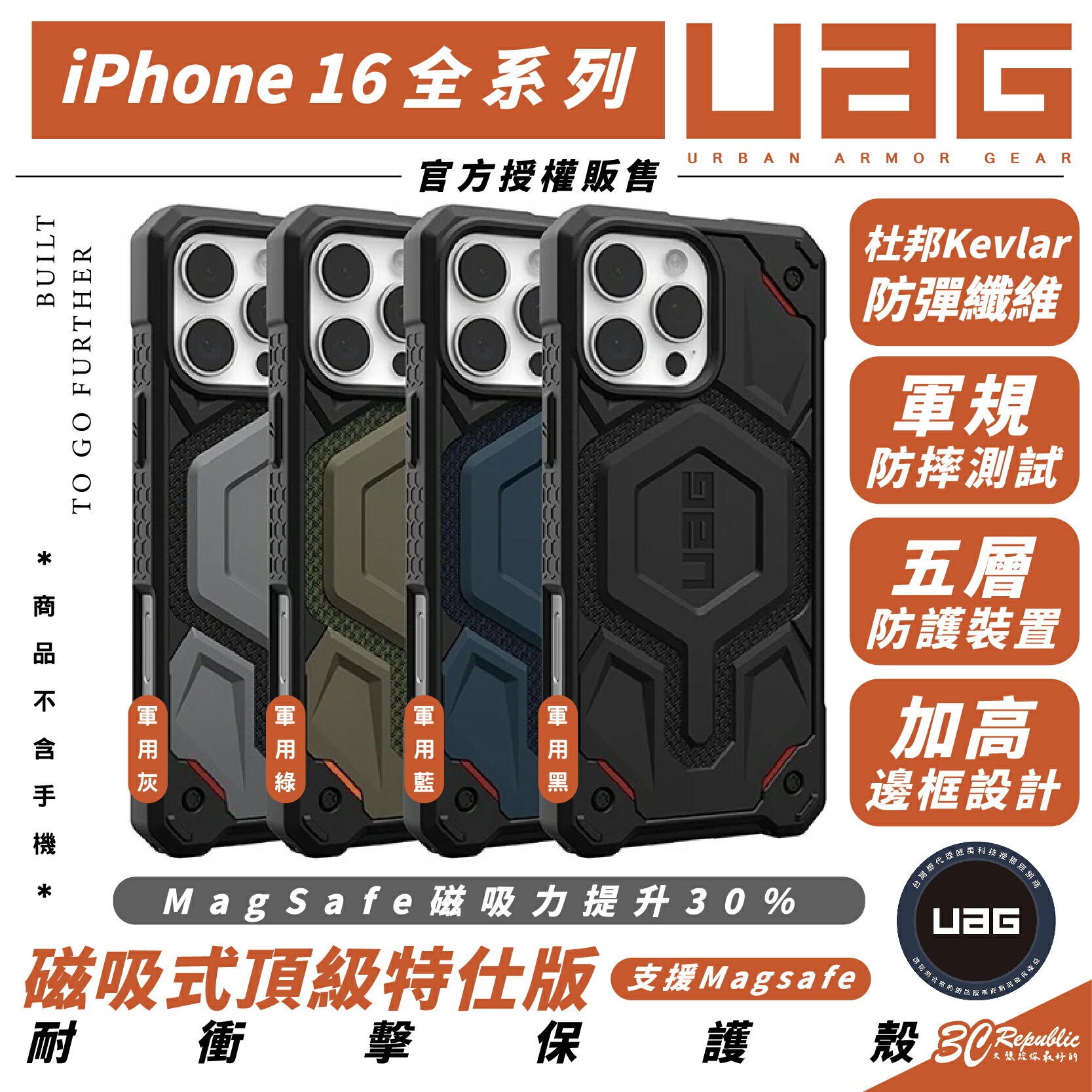 UAG 特仕版杜邦防彈保護殼