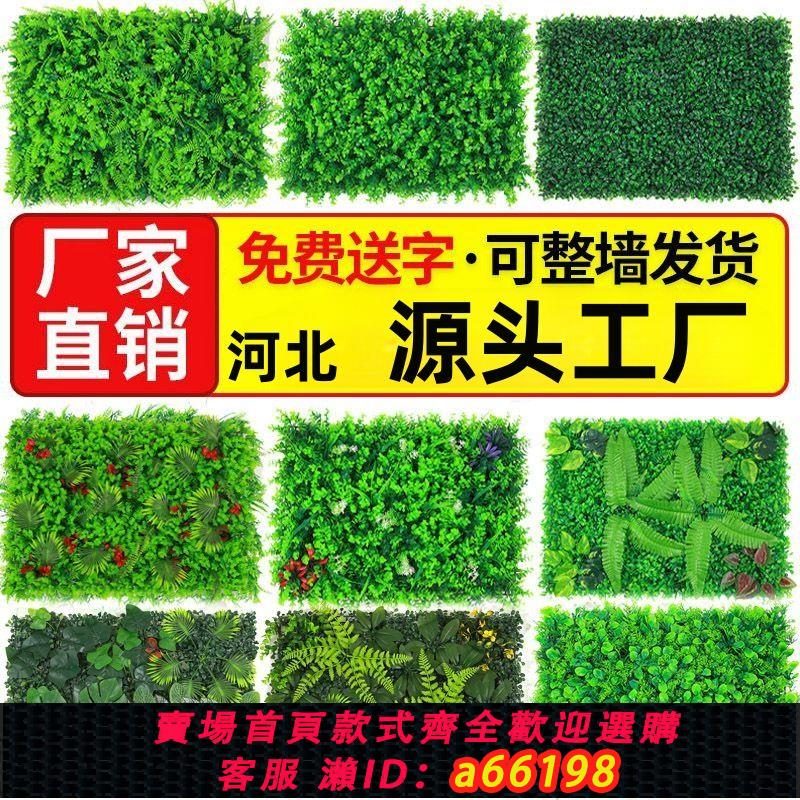 【台灣公司 可開發票】綠植墻仿真植物墻草皮裝飾室內背景花墻面綠色壁掛塑料假草坪門頭