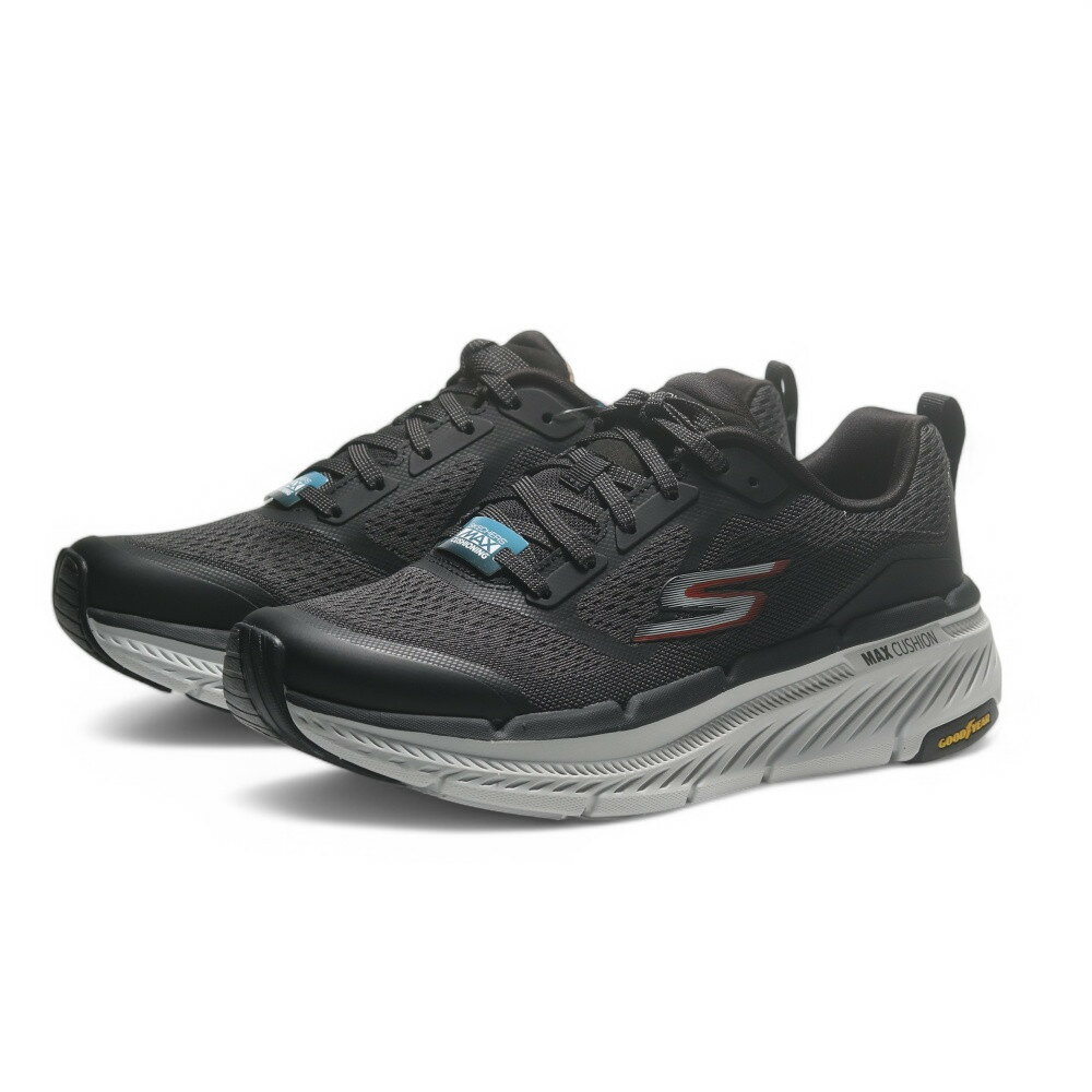 【滿千折百】SKECHERS 慢跑鞋 MAX CUSHIONING 2.0 黑 固特異 支撐 男 220840CCOR