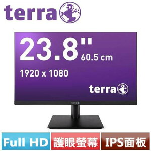【最高22%回饋 5000點】  terra 沃特曼 24型 2463W IPS 廣視角螢幕