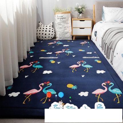 圓形地毯家用兒童卡通客廳臥室床邊毯墊子