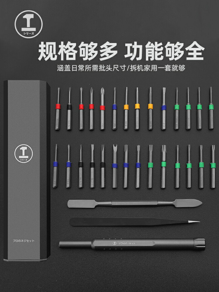 螺絲刀套裝多功能工具組合筆記本電腦蘋果手機拆機清灰小維修工具 1