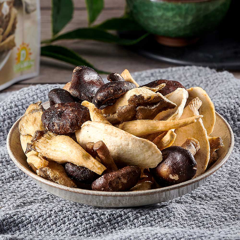 【愛D菇】大包綜合菇脆餅-任選4包(全素) 2