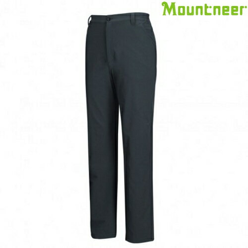 Mountneer 山林 男款 四向彈性保暖長褲 M12S01 86 深灰藍