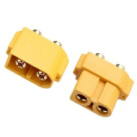 XT60PM-F/M AMASS艾邁斯 PCB專用插頭連接器 大電流動力接頭---公頭. 母頭一對裝 2組/入(含稅)【佑齊企業 iCmore】