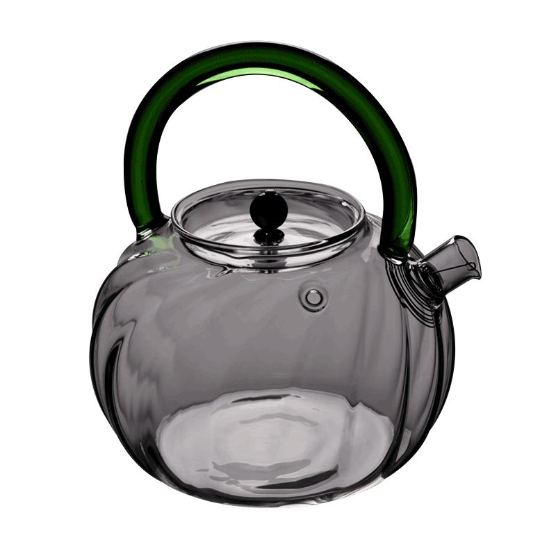 提梁玻璃茶壺加厚耐熱過濾泡茶壺家用電陶爐煮茶器大號燒水壺茶具