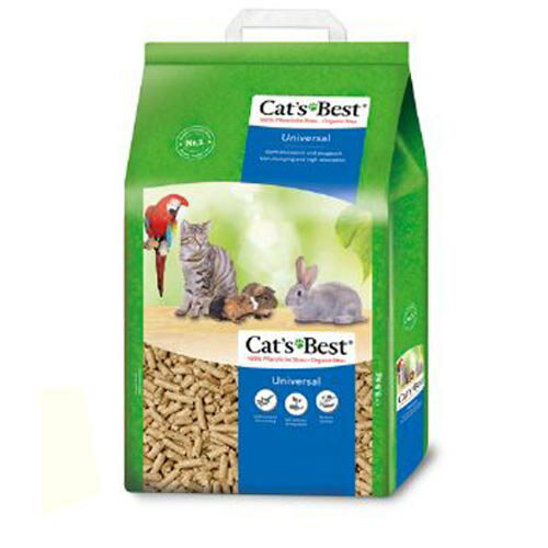 【寵愛家】-超取限一包-CAT`SBEST凱優藍標木屑砂10L(5.5kg)