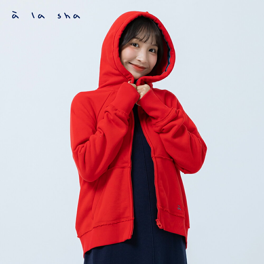 a la sha 阿財躲貓貓保暖連帽外套 2