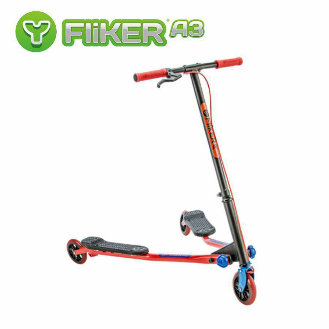 Holiway YVolution Fliker A3雙翼搖擺車 熱門進階款(藍/紅/桃)滑板車.騎乘工具.雙踏板.肌肉發展.
