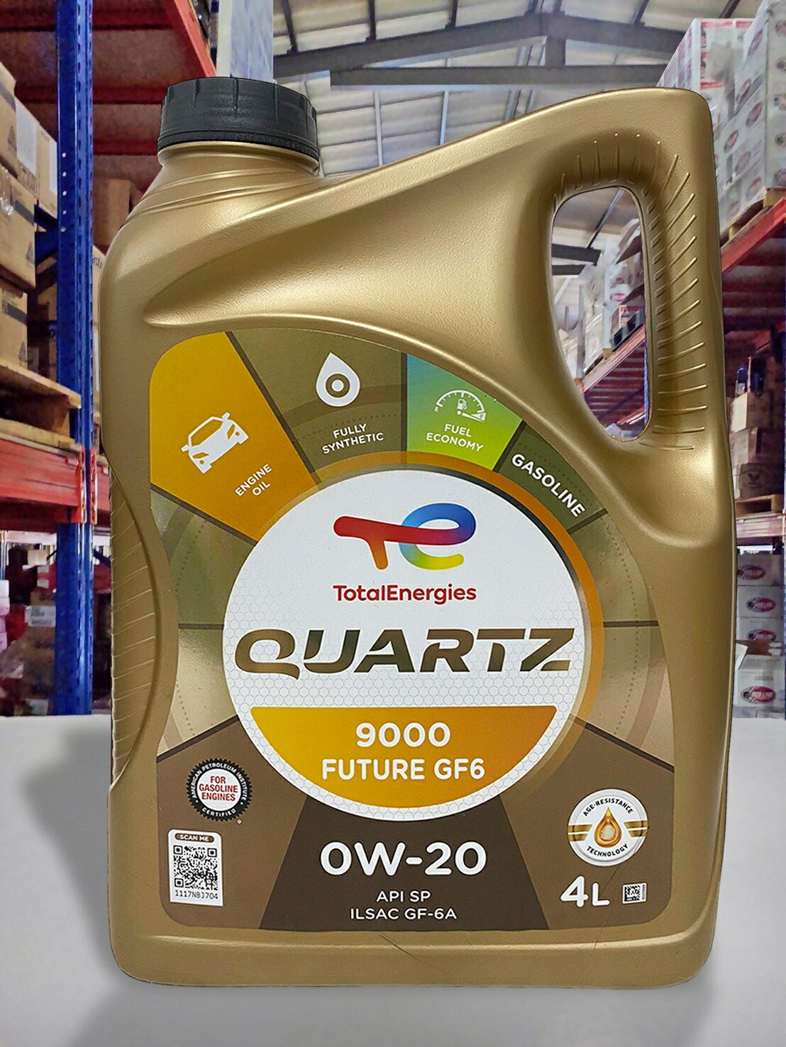 【4%點數】『油工廠』TOTAL QUARTZ 9000 FUTURE GF6 0W20 全合成 機油 GF-6A SP 4L【樂天APP下單限定】