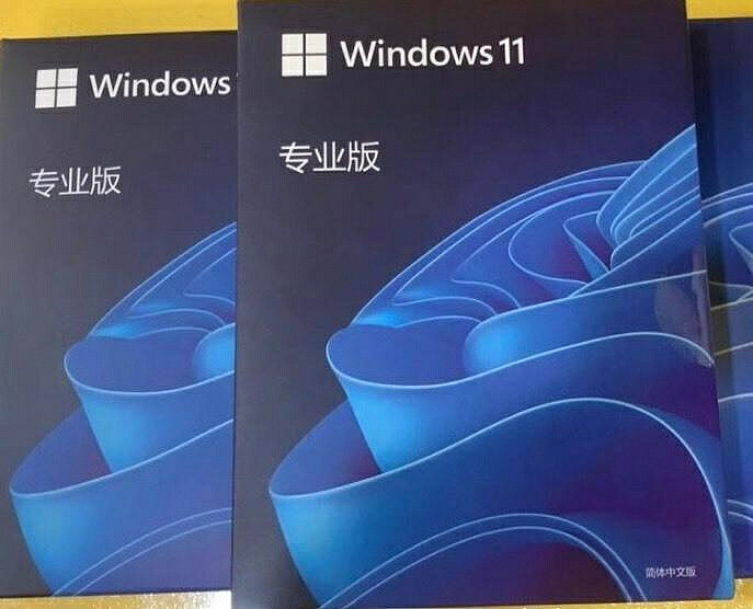 微軟Windows11/Win10專業版彩盒 U盤安裝盤+永久啟用密鑰 企業辦公多套採購 正版授權可【微軟批發零售】