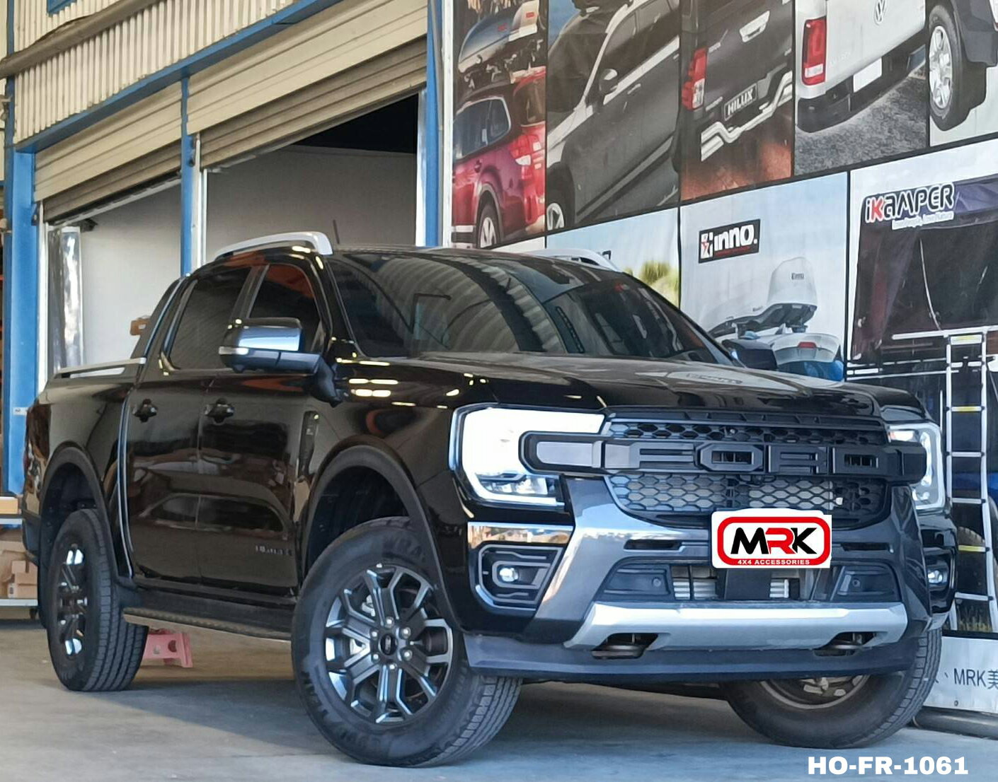 【MRK】FORD RANGER T9前中網 水箱罩 黑字黑框無燈 HO-FR-1061