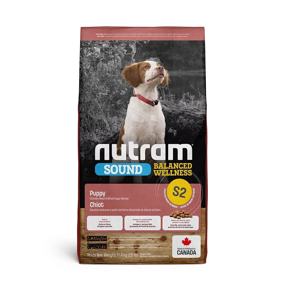 Nutram紐頓 - S2幼犬(雞肉+燕麥) 11.4Kg
