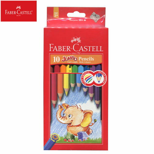 Faber-Castell 輝柏 #111610 10色大六角彩色鉛筆