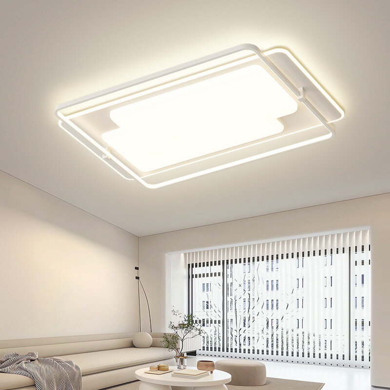 【含稅/免運】 智慧客廳燈大氣簡約現代臥室吸頂燈2024年新款全屋燈具led吸頂燈