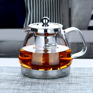 楓林宜居 電磁爐專用玻璃茶壺 耐熱玻璃煮茶器 家用加厚耐高溫煮茶壺