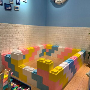 【精選好物】epp泡沫磚頭 積木 軟體 家用組合 商場 兒童 游樂園 城堡 超大號 拼裝 圍欄