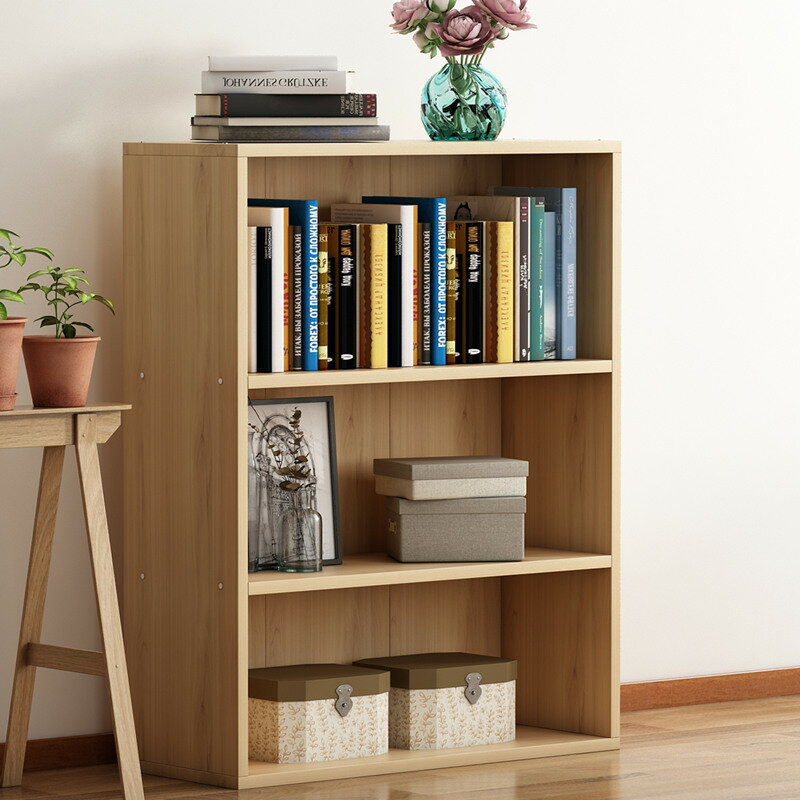書櫃 書櫃簡約現代學生落地書架儲物櫃子小簡易置物架臥室家用辦公木質【奇趣生活百貨】