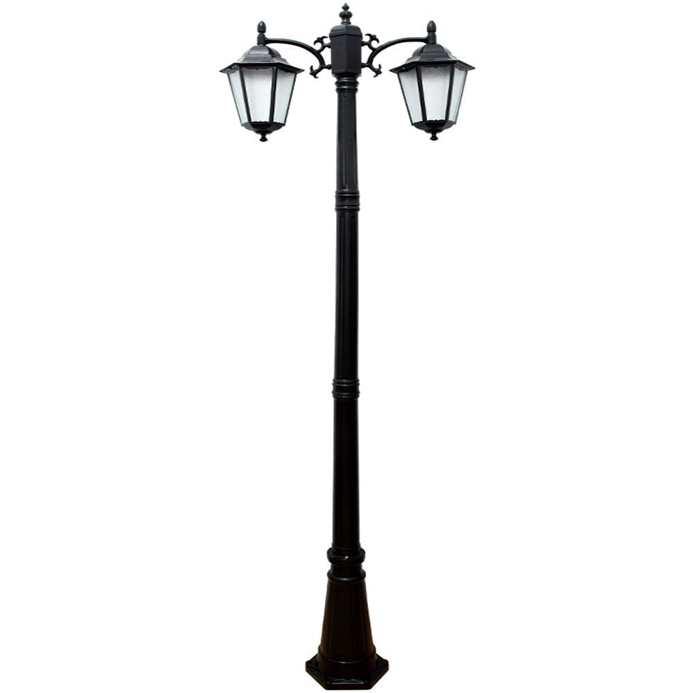 【台灣公司 超低價】歐式庭院燈3米戶外復古小區路燈花園別墅道路室外雙頭高桿景觀燈 7