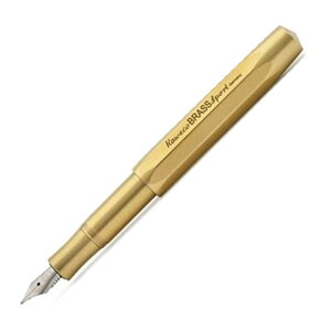 預購商品 德國 KAWECO BRASS Sport 系列鋼筆 0.7mm 黃銅 F尖 4250278610821 /支