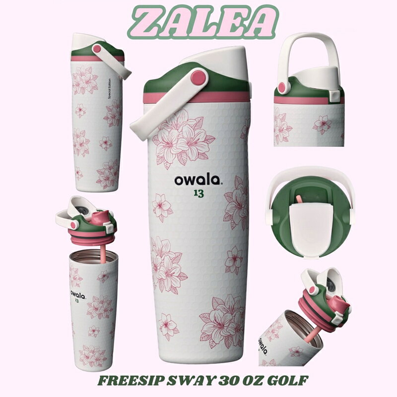 Owala FreeSip 便攜式簡約風運動水壺 大容量帶提手吸管保溫水杯