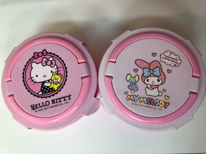 大賀屋 台灣製 Hello Kitty 美樂蒂 手提 便當盒 保鮮盒 餐盒 三麗鷗 KT MM 正版 T0001 168