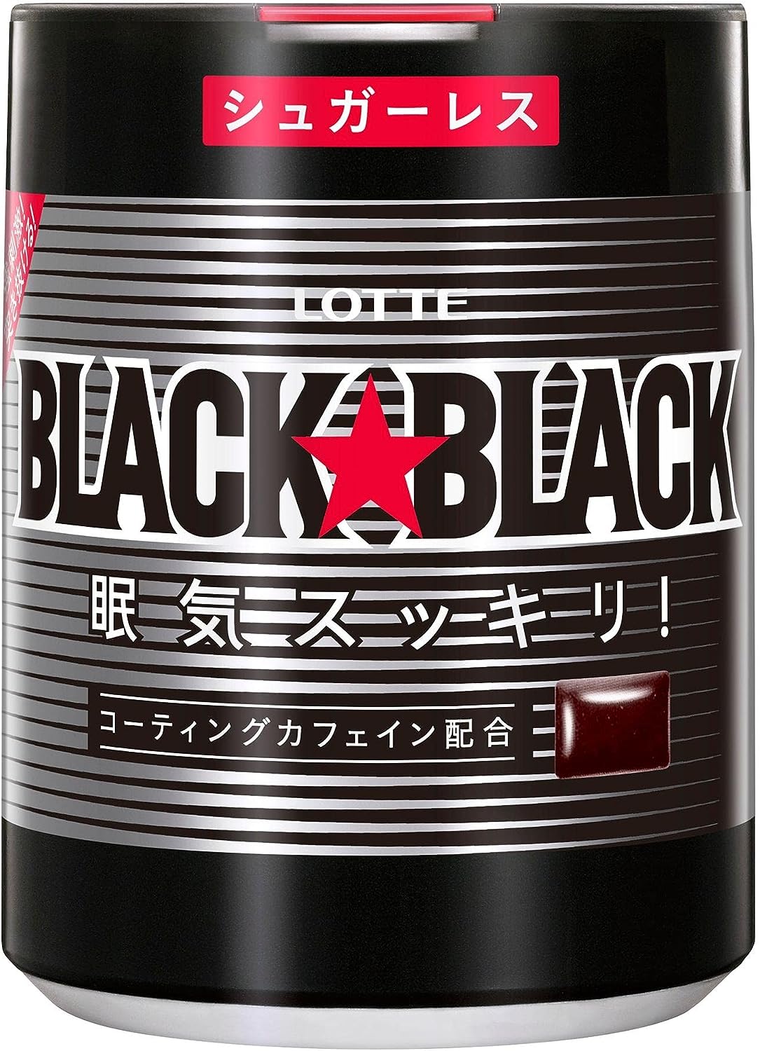 日本製 樂天 LOTTE Black 黑口香糖 140g 清醒 神清氣爽 薄荷 刺激 辣味 口香糖 上班【小福部屋】 6