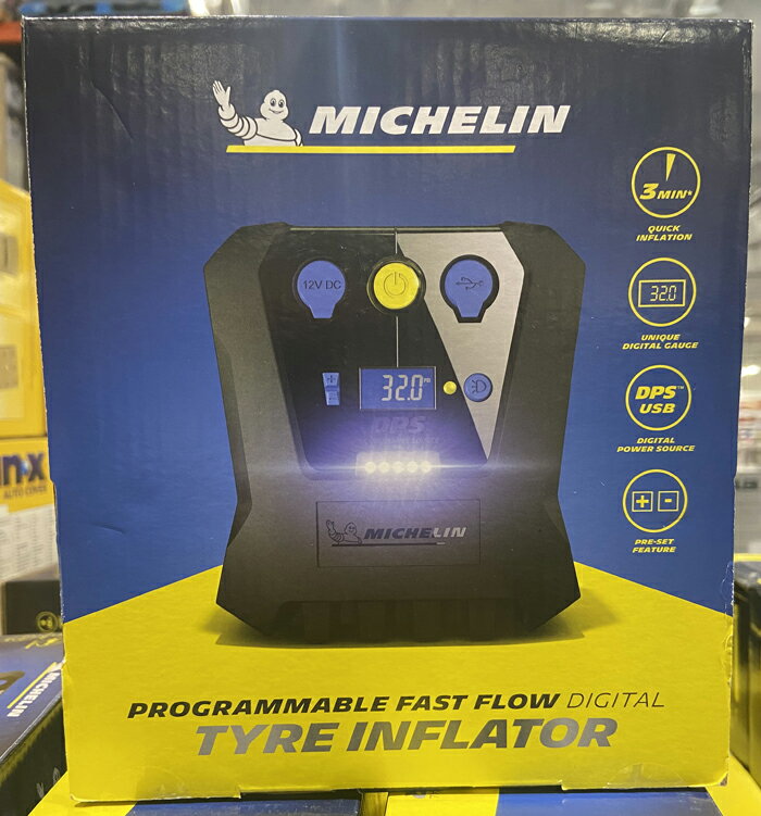 C134166 michelin tyre inflator 米其林智能設定打氣機數位智能LED液晶螢幕