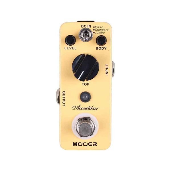 Mooer Micro Series Acoustikar 電吉他模擬木吉他/民謠吉他效果器【唐尼樂器】