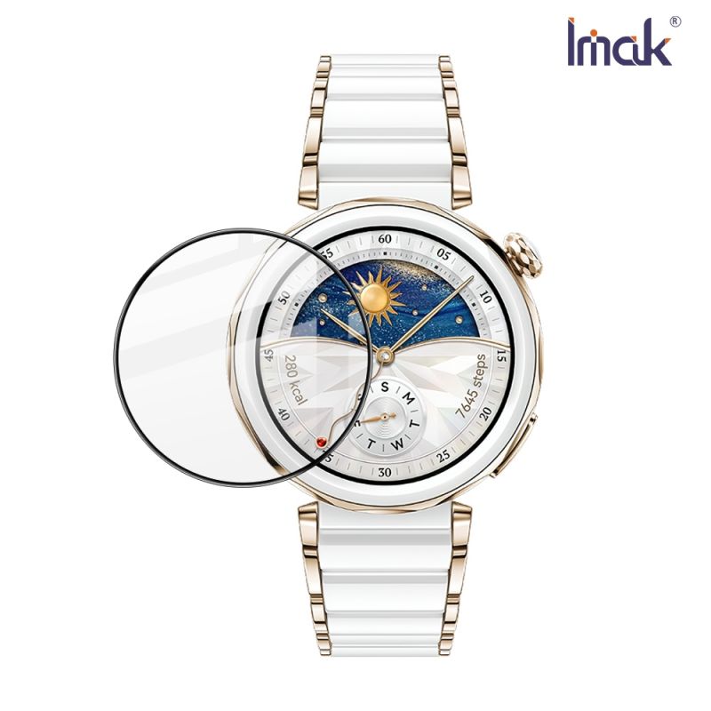 手錶保護貼 Imak 艾美克 HUAWEI Watch GT 5 Pro (42mm) 玻璃手錶膜 保護貼 玻璃貼 手表保護貼 【愛瘋潮】