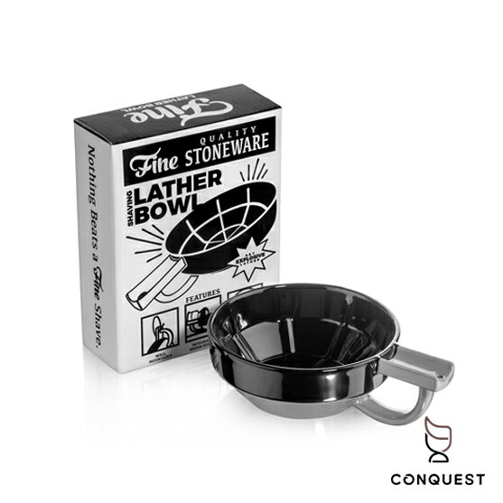 【 CONQUEST 】美國 Fine accoutrements Shaving Lather Bowl 陶瓷鬍皂碗