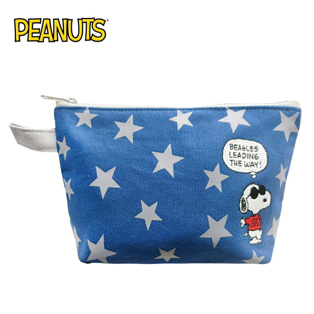 【日本正版】史努比 帆布 船型 化妝包 收納包 鉛筆盒 筆袋 Snoopy PEANUTS - 122015