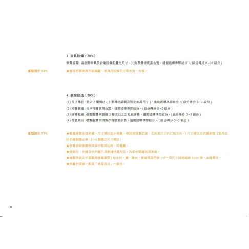 室內設計手繪製圖必學4【2024最新考題版】:術科詳解必勝全攻略 3