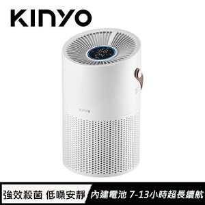 【最高22%回饋 5000點】 KINYO 真無線空氣清淨機 AO-600