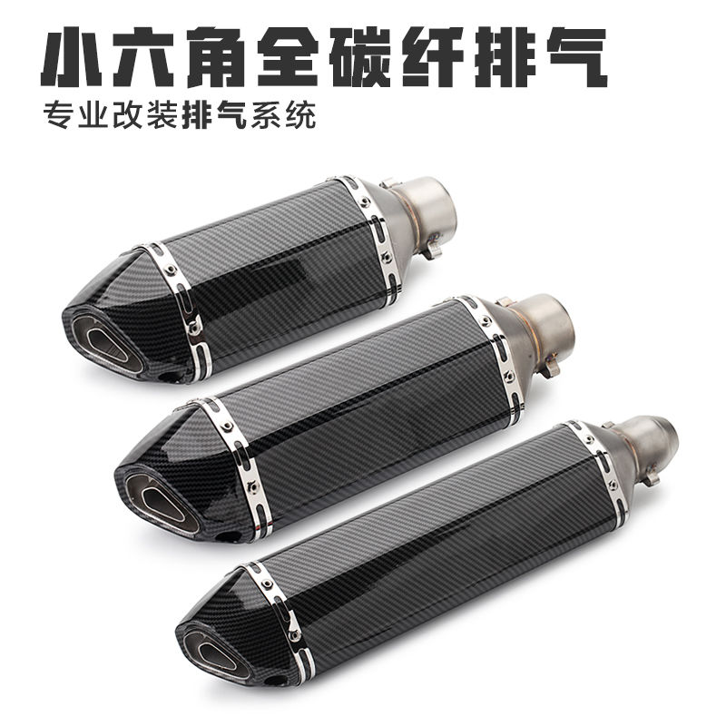 【最低價】【公司貨】黃龍600天蠍排氣管摩托車改裝跑車福喜川崎大排量賽車仿碳纖通用